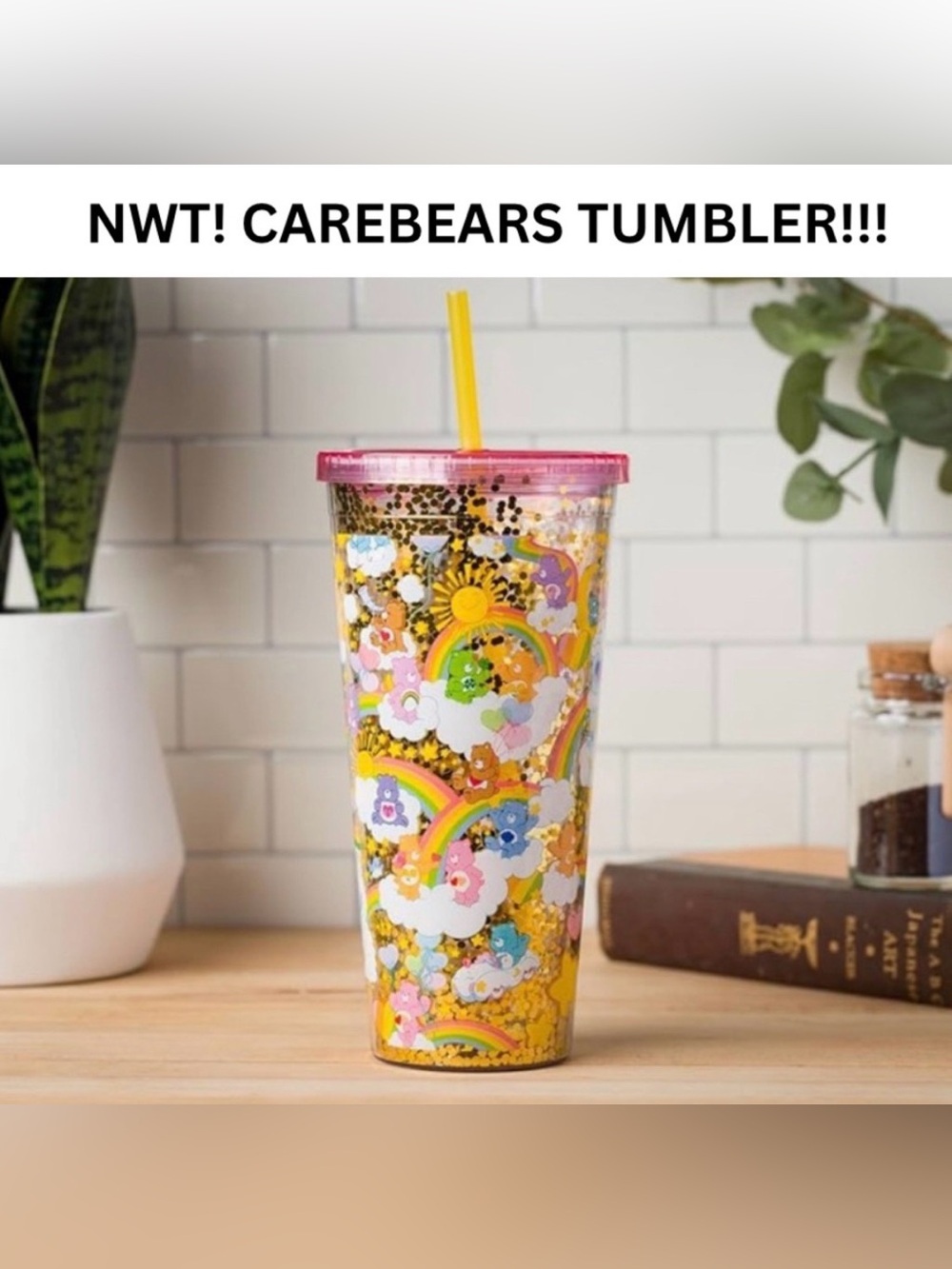NWT CARE BEARS TUMBLER! BUNDLE TUMBLER WITH THE CB BUNDLE FOR FREE!